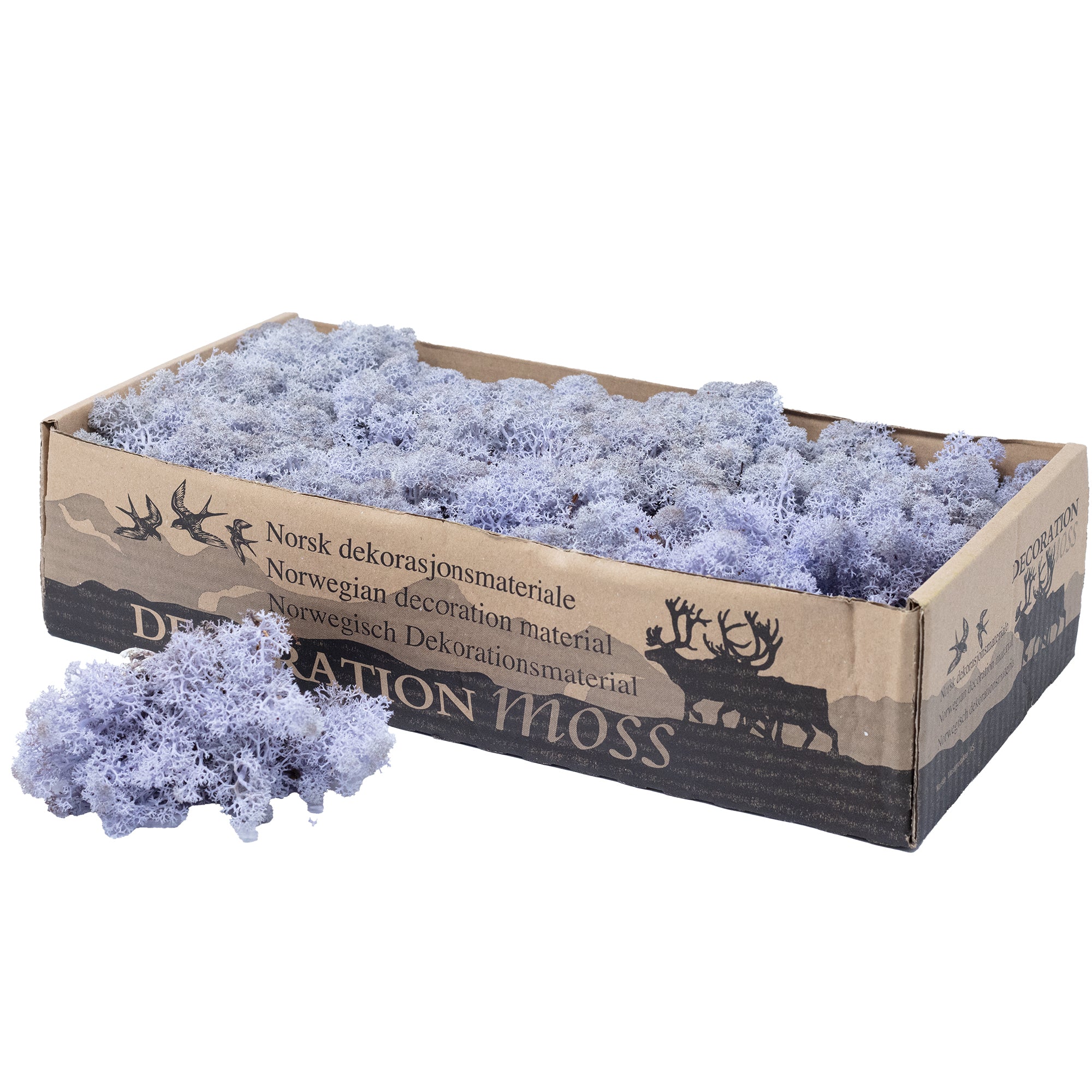 Karton Islandmoos Lavendel 500g