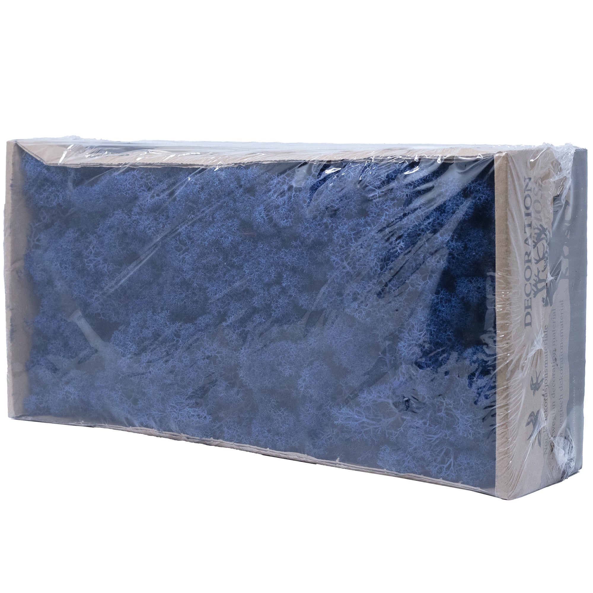 Karton Islandmoos Dunkelblau 500g