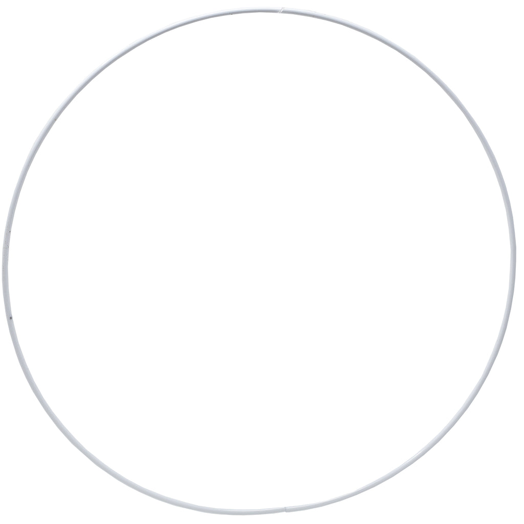 Metallring weiß - 25 cm
