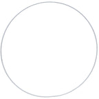 Metallring weiß - 25 cm