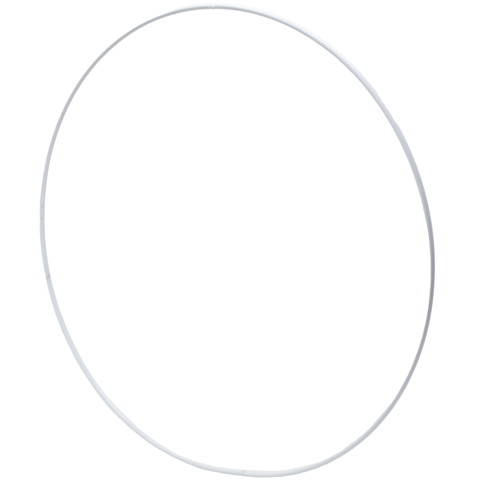 Metallring weiß - 25 cm