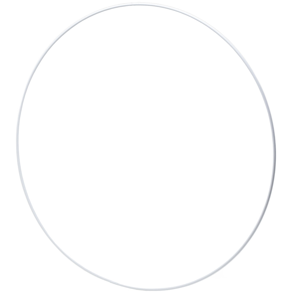 Metallring weiß - 35 cm