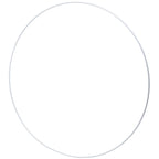 Metallring weiß - 35 cm