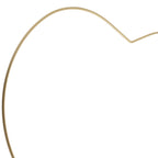 Metallherz gold - 35 cm