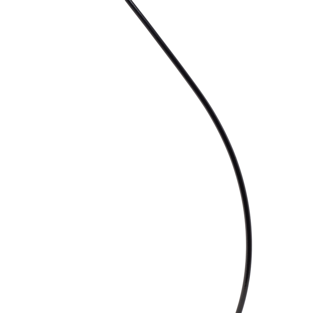 Metallherz schwarz - 35 cm