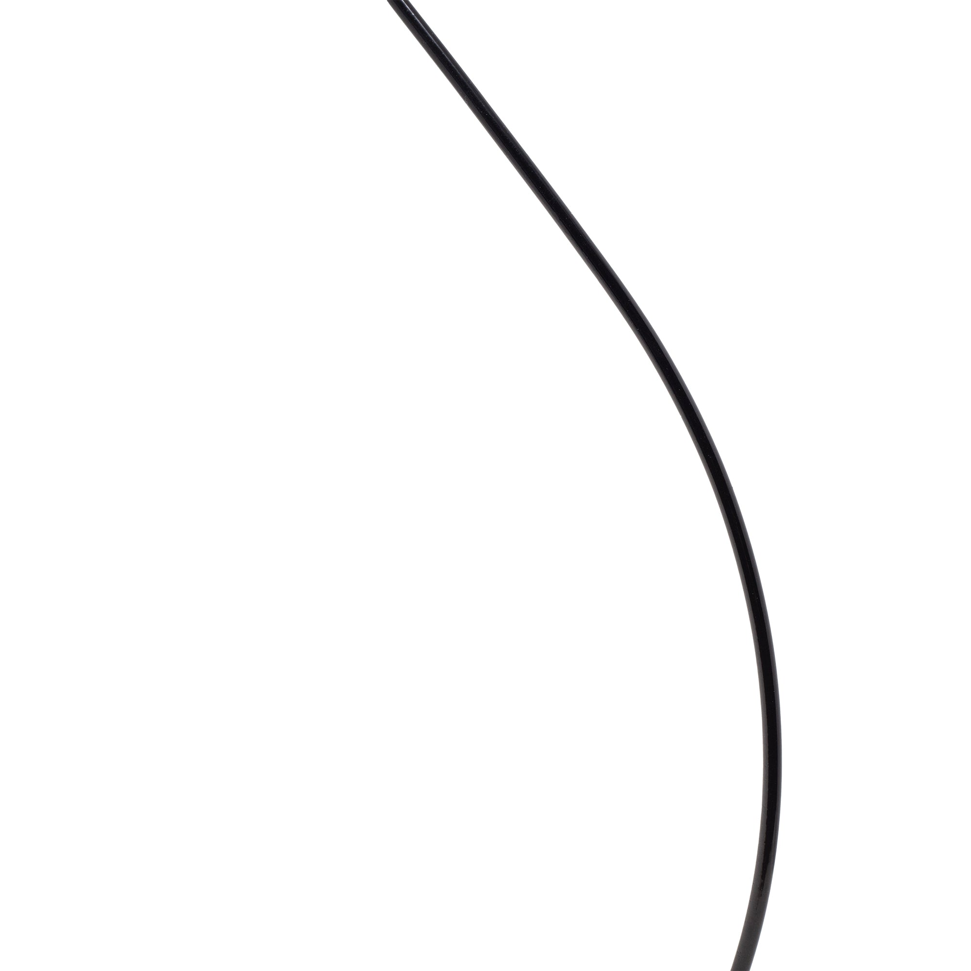 Metallherz schwarz - 35 cm