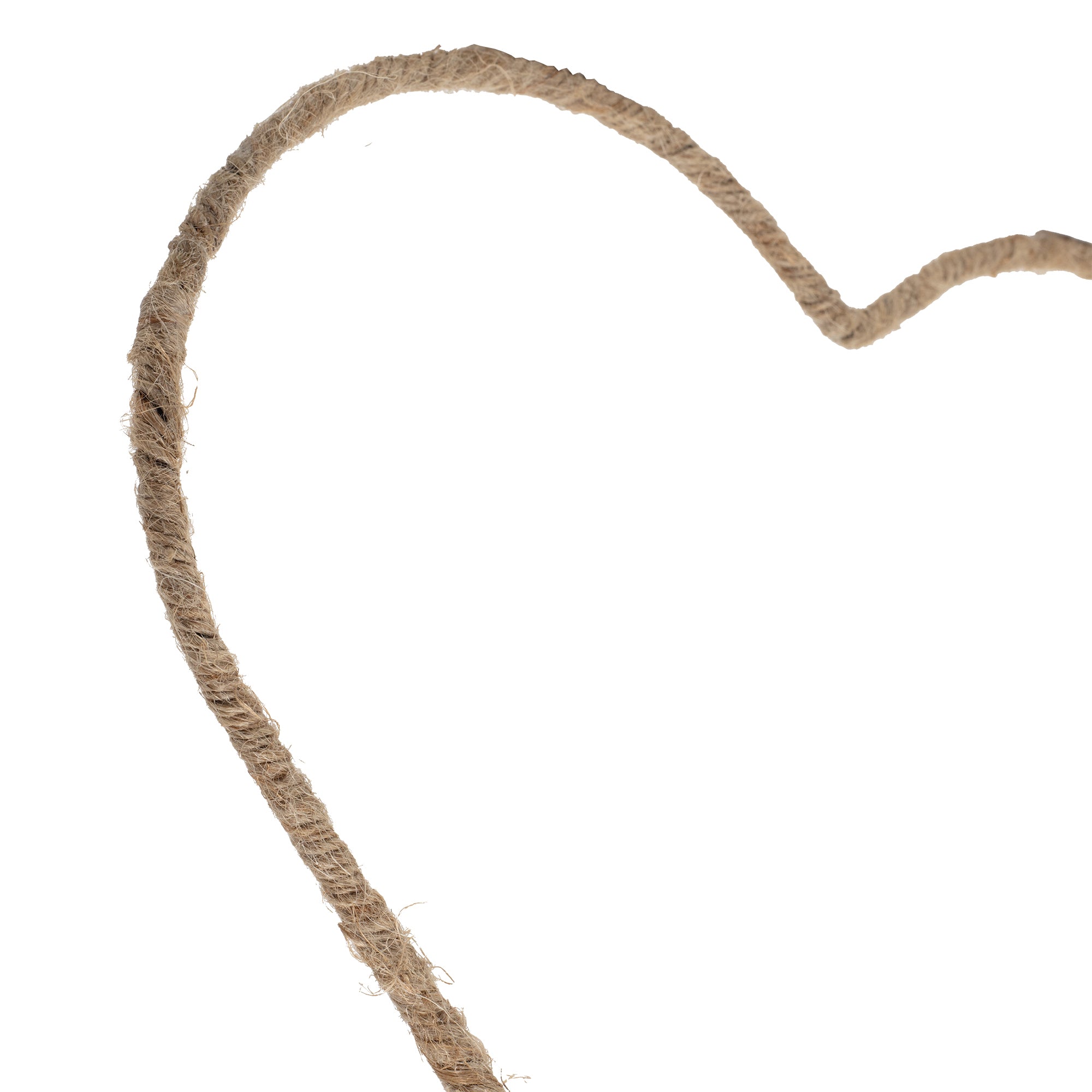 Metallherz natur - 25 cm