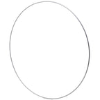 Metallringe silber - 35 cm