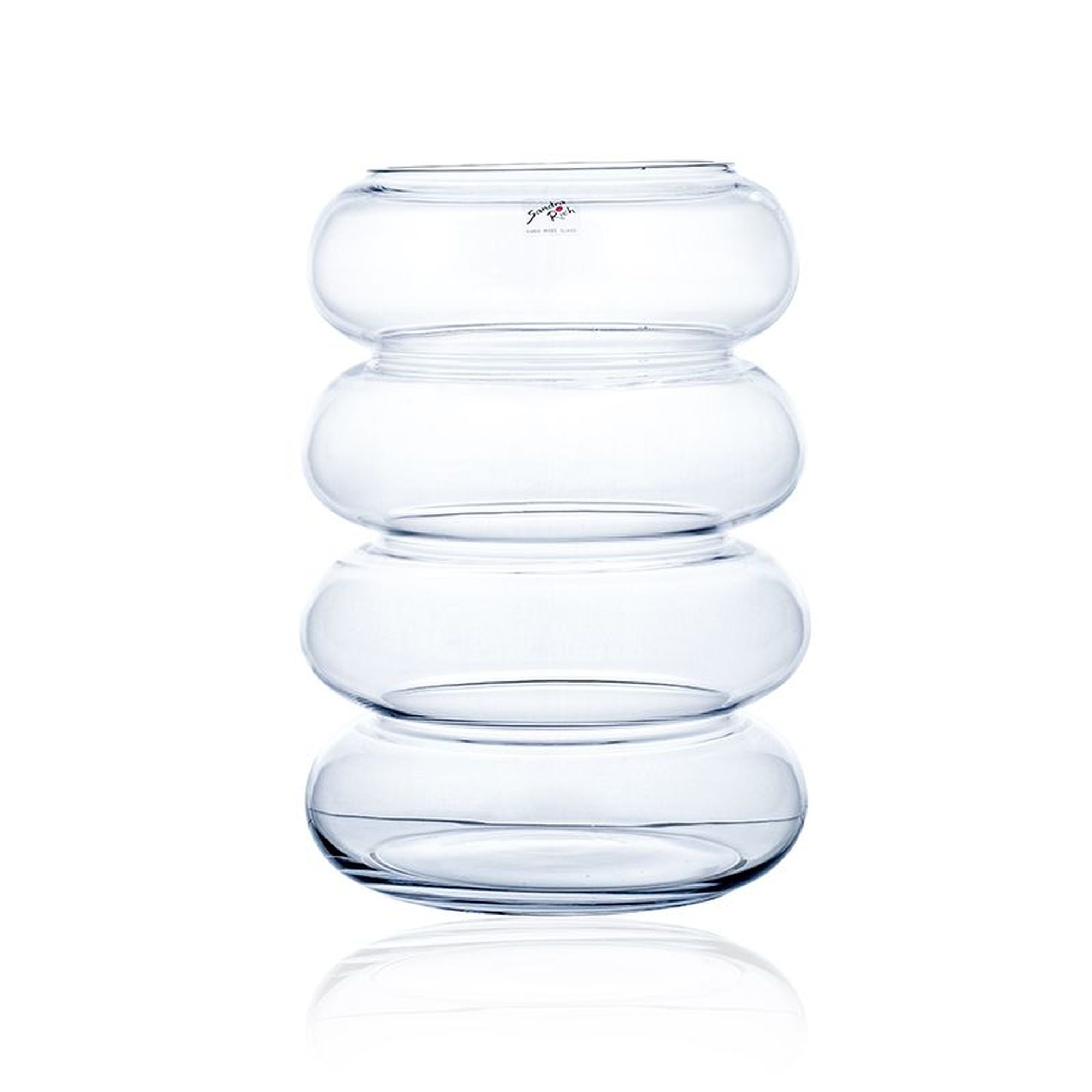 CAMBER vase - Glas, klar - Höhe: 44,0 cm, Ø 32,0 cm