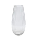 STONE glass vase large - Glas, klar - Höhe: 37,0 cm, Ø 18,0 cm