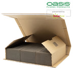 3x Original OASIS® Renewal™ Steckschaum aus pflanzlichen, biobasierten Rohstoffen - Steckmasse Blumen - Nasssteckschaum Hochzeit Geburtstag Kirche Ziegelform umweltfreundlich