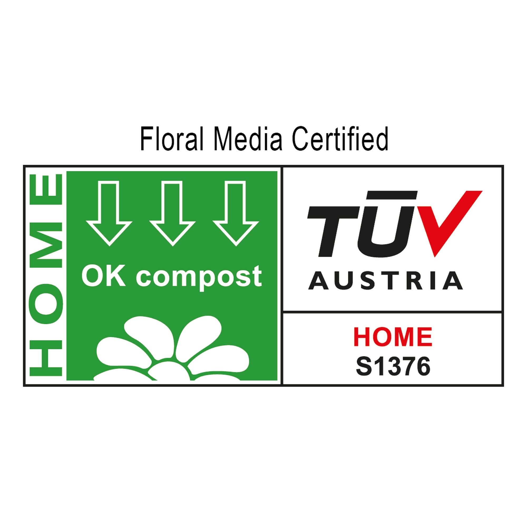 OASIS® BIOLIT® Unterlage für 1 Ziegel - 25 x 14 x 2 cm -  Set aus 11 Stück