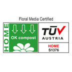 OASIS® BIOLIT® Unterlage für 2 Ziegel - 48 x 13 x 2 cm -  Set aus 7 Stück