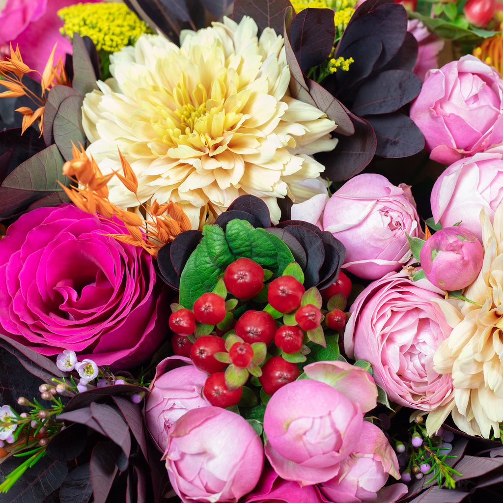 Blumenstrauß 'Fire Crush' - Länge ca. 50 cm