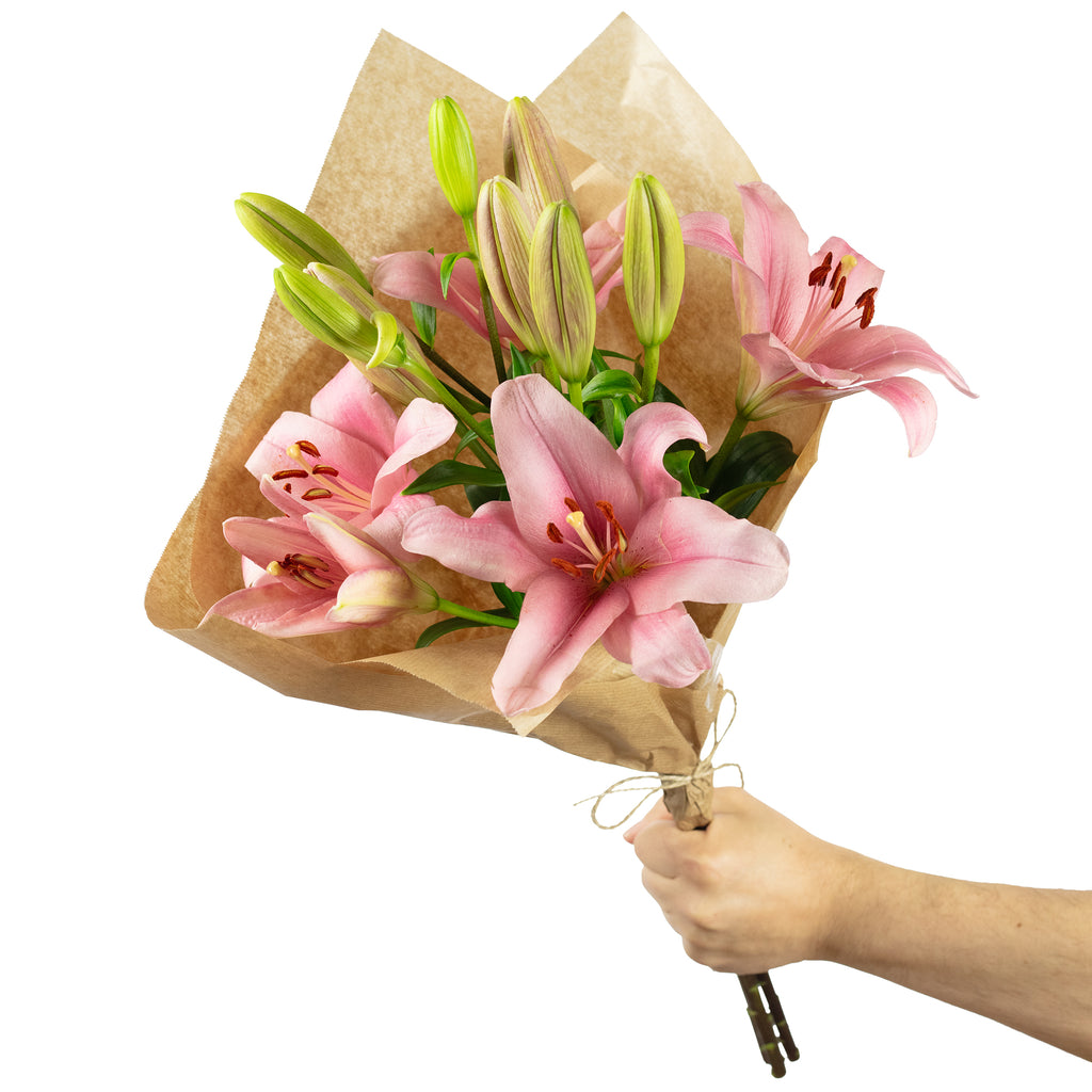 Blumenstrauß 'Lily Grace' - Länge ca. 40-50 cm - Strauß frischer Lilien