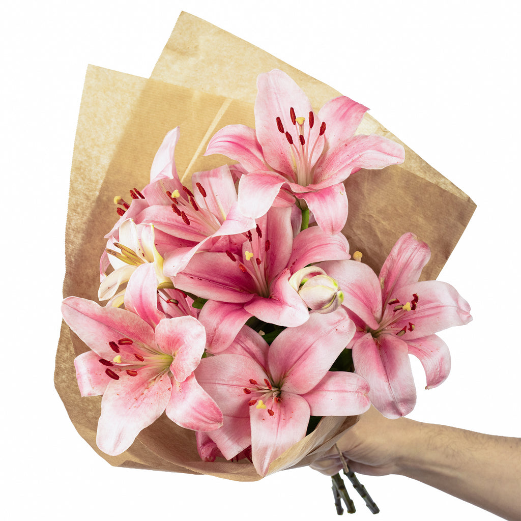 Blumenstrauß 'Lily Grace' - Länge ca. 40-50 cm - Strauß frischer Lilien