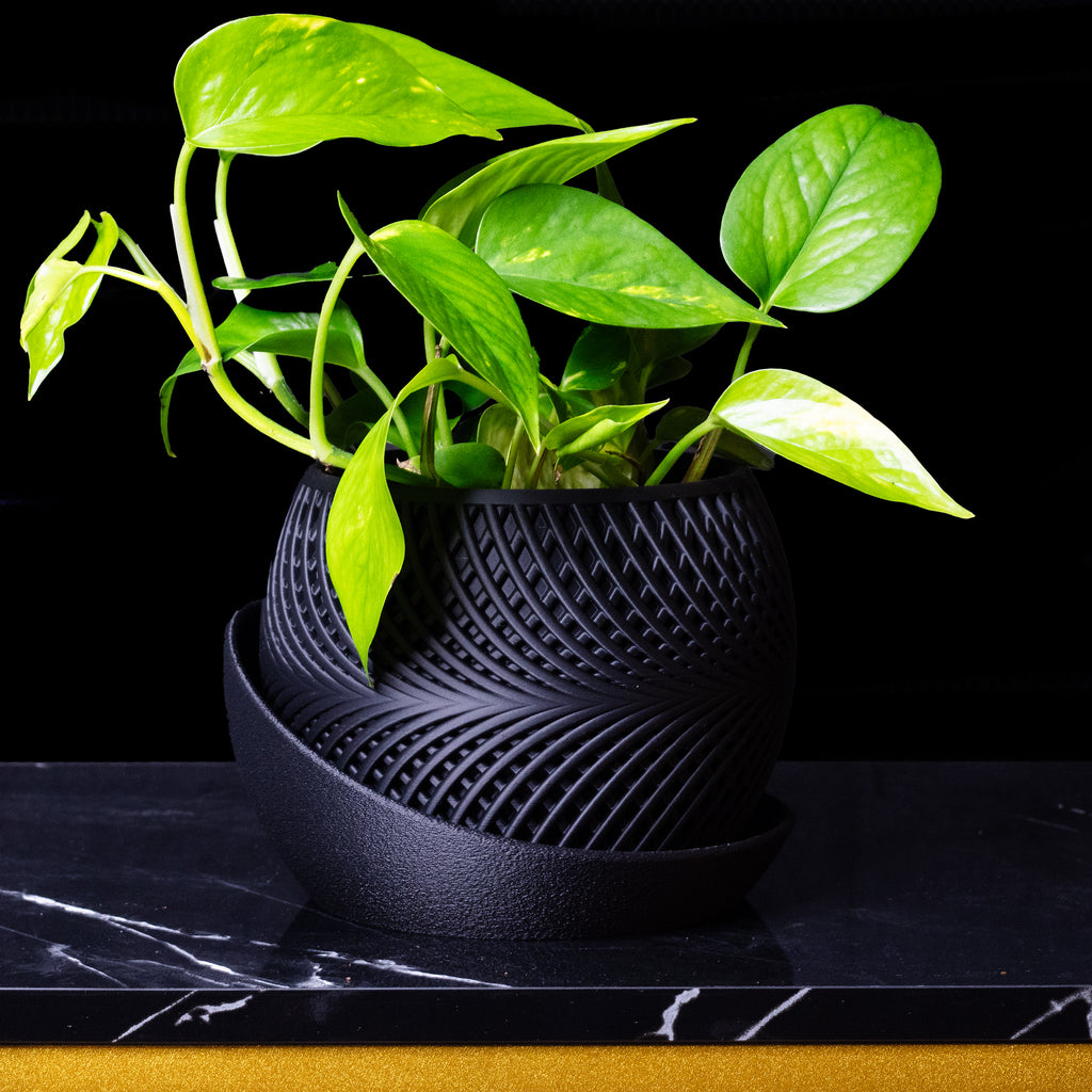 Modern Planter 'Drift' – Decorative Flower Pot for Indoor Plants