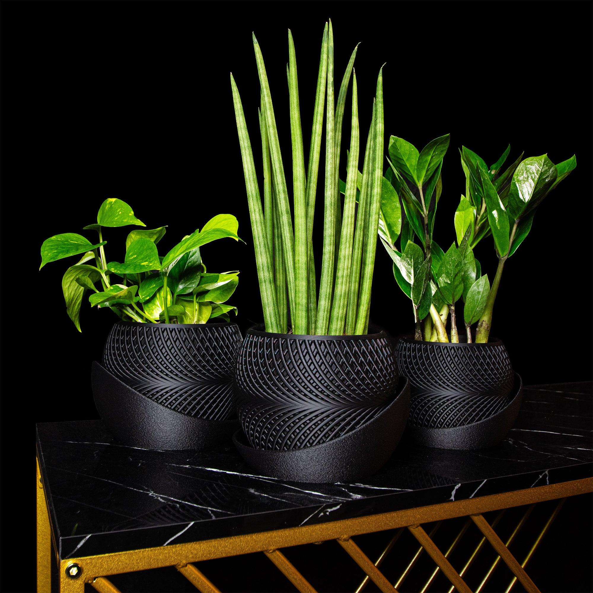 Modern Planter 'Drift' – Decorative Flower Pot for Indoor Plants