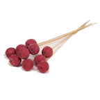 Bâtonnets de pomme rouges de 5 cm