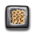 Infinity Bloom Chest - anthracite/champagne - 16x16 cm