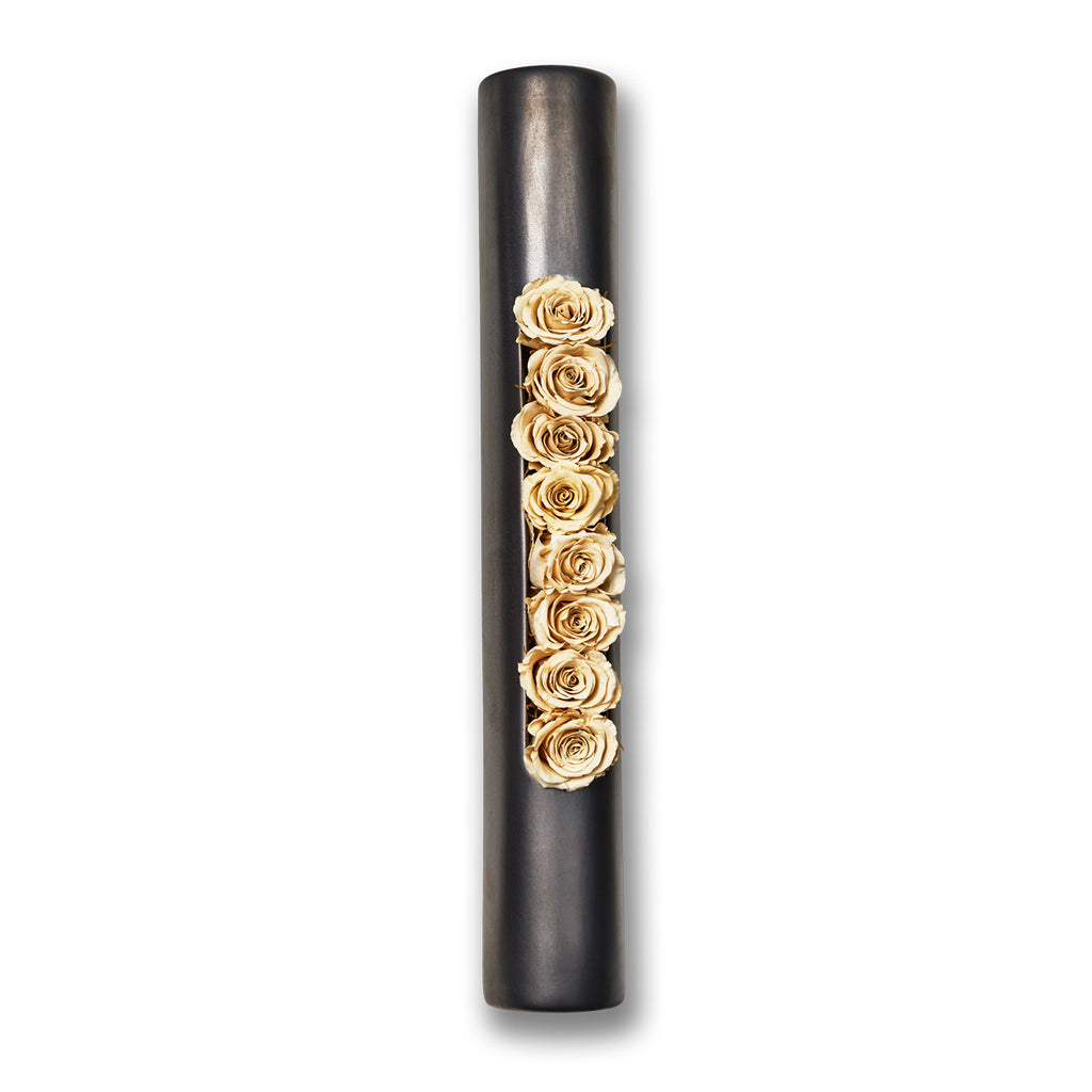 Infinity Bloom Tube - anthracite/champagne - 40x6.5 cm