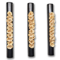 Lot de 3 tubes Infinity-Bloom bigTube - anthracite/champagne - 65 x 7,5 cm