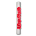 Infinity-Bloom bigTube - white/light red - 65x7.5 cm