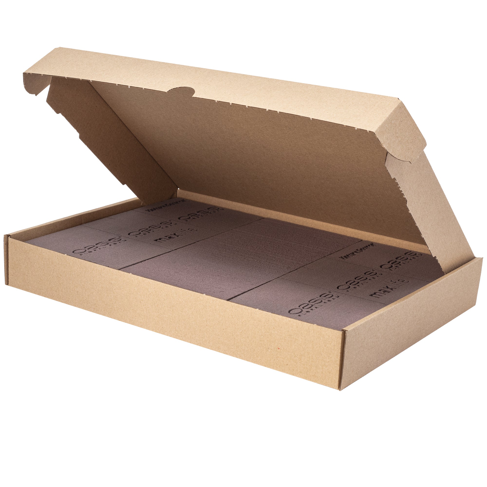 3x Original OASIS® NatureSource™ maxlife Steckschaum für längere Haltbarkeit bei Frischblumen - Steckmasse Blumen - Nasssteckschaum Hochzeit Geburtstag Kirche Ziegelform