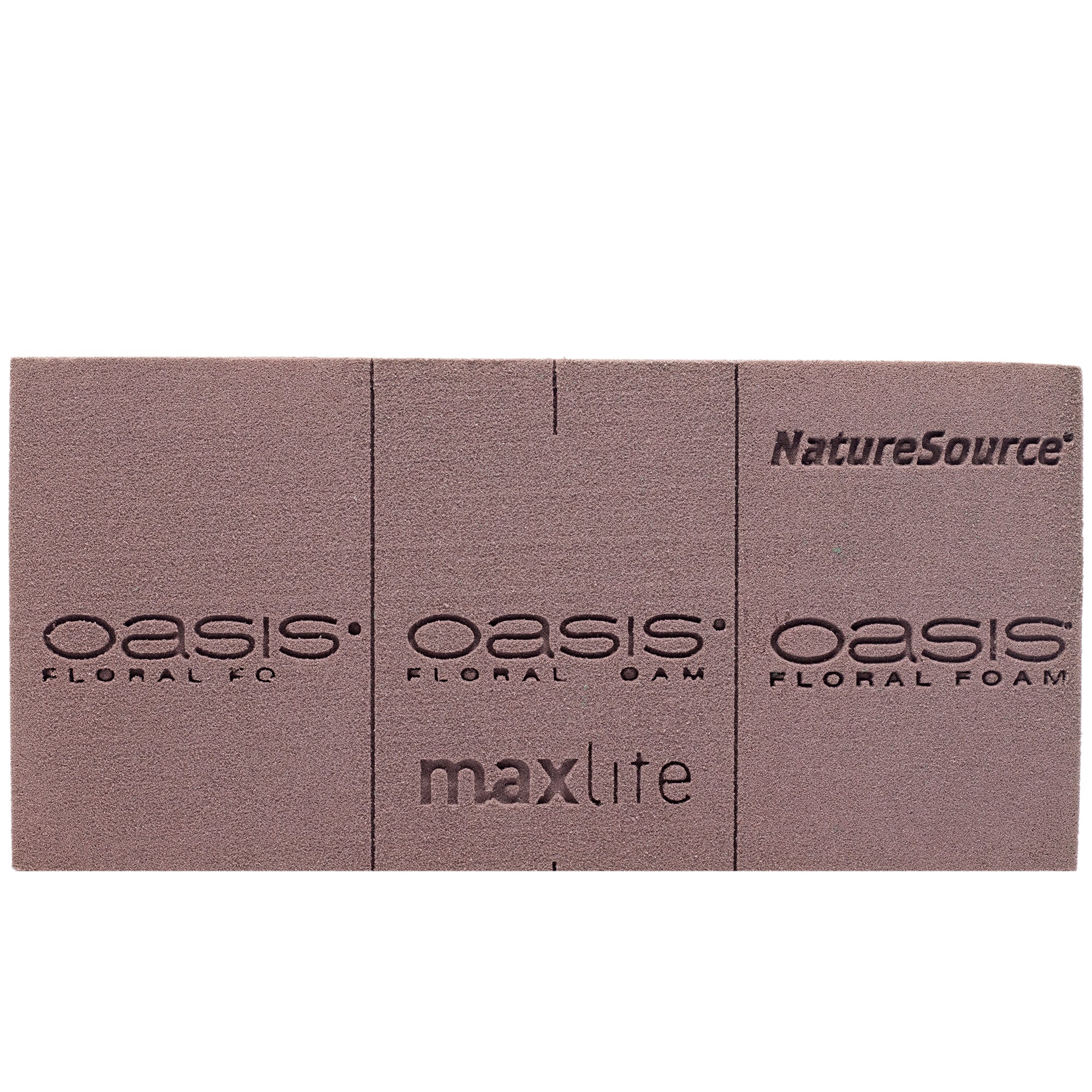 3x Original OASIS® NatureSource™ maxlife Steckschaum für längere Haltbarkeit bei Frischblumen - Steckmasse Blumen - Nasssteckschaum Hochzeit Geburtstag Kirche Ziegelform