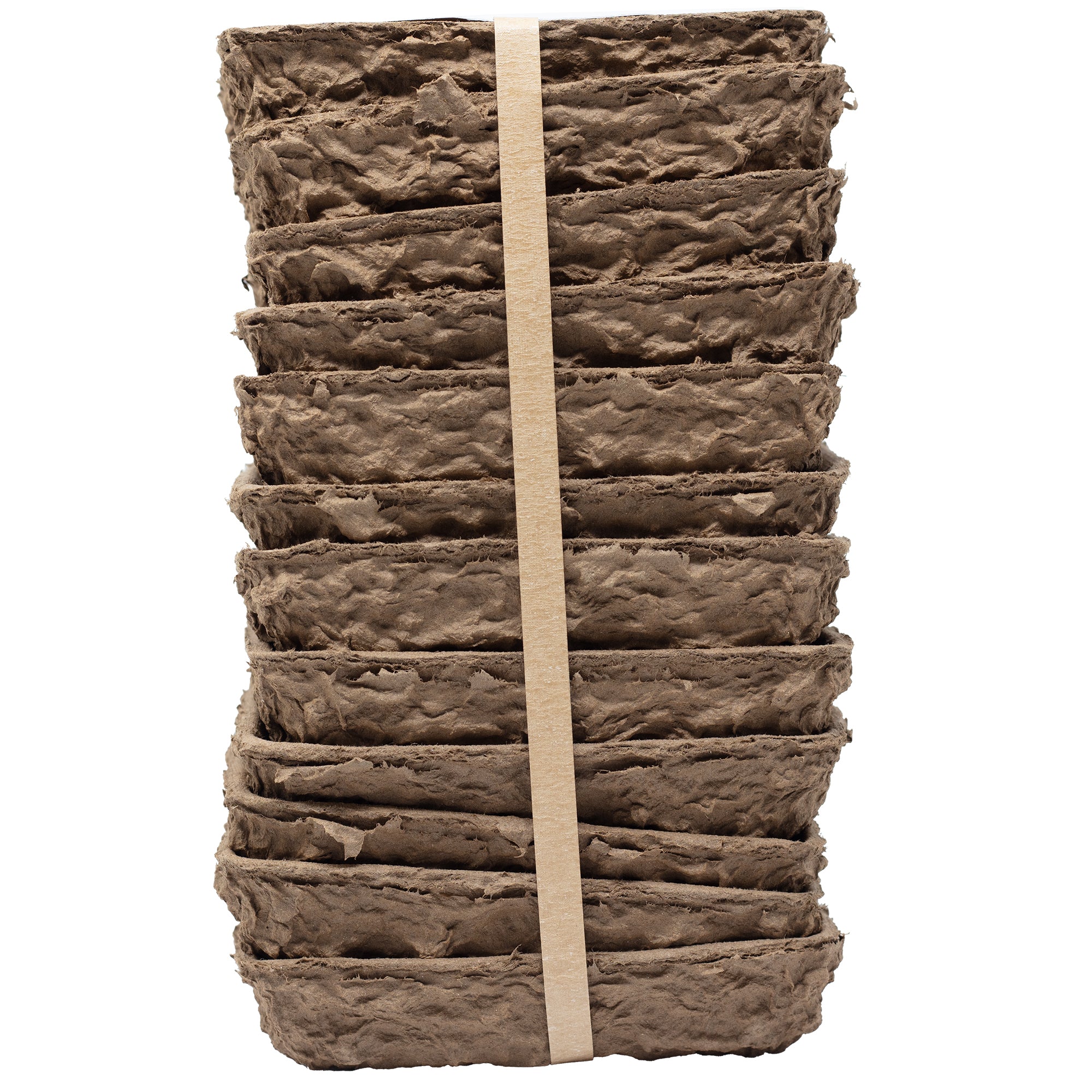 OASIS® BIOLIT® Unterlage für 1/2 Ziegel - 13 x 13 x 2 cm -  Set aus 12 Stück