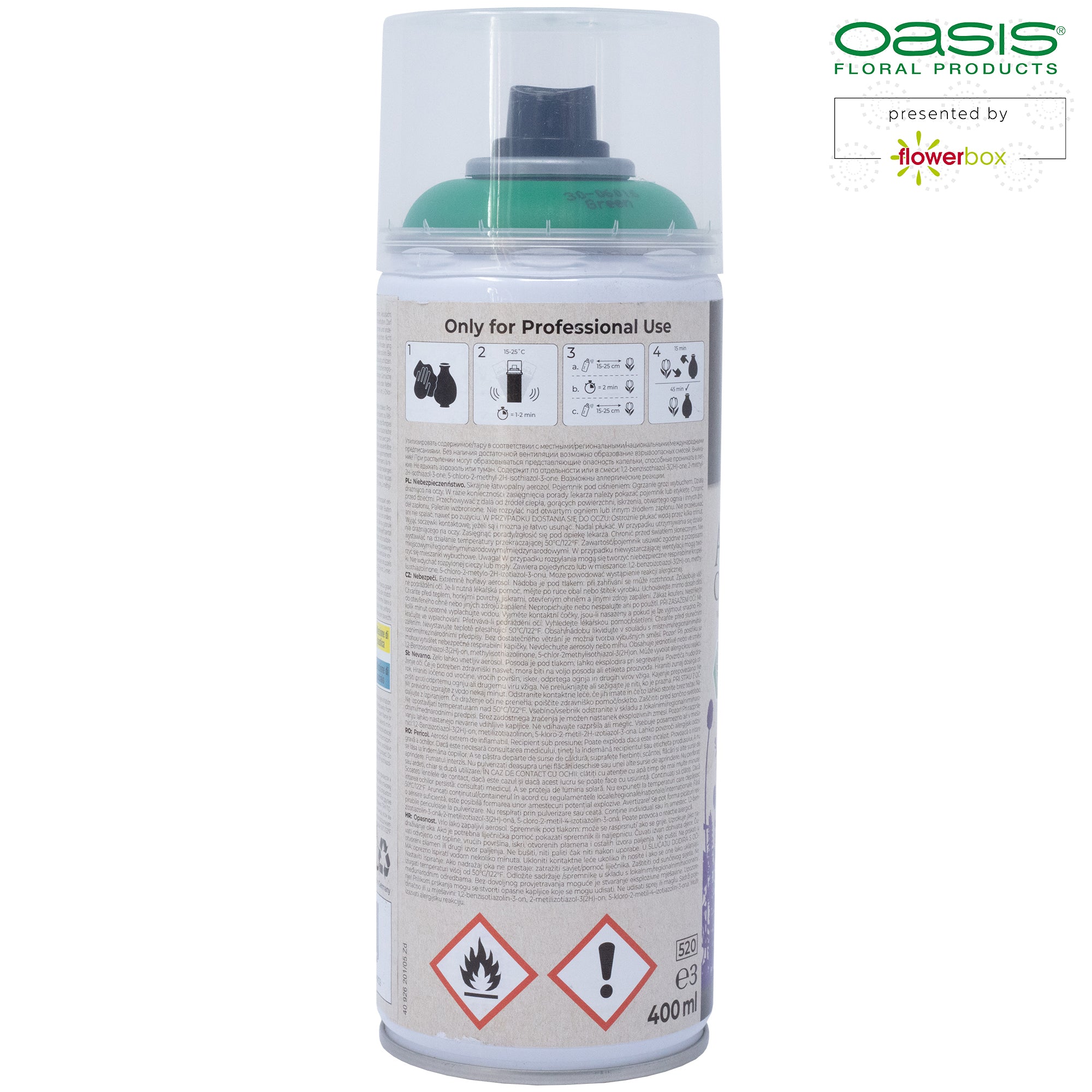 OASIS® Aqua Colour Spray - 400 ml - green