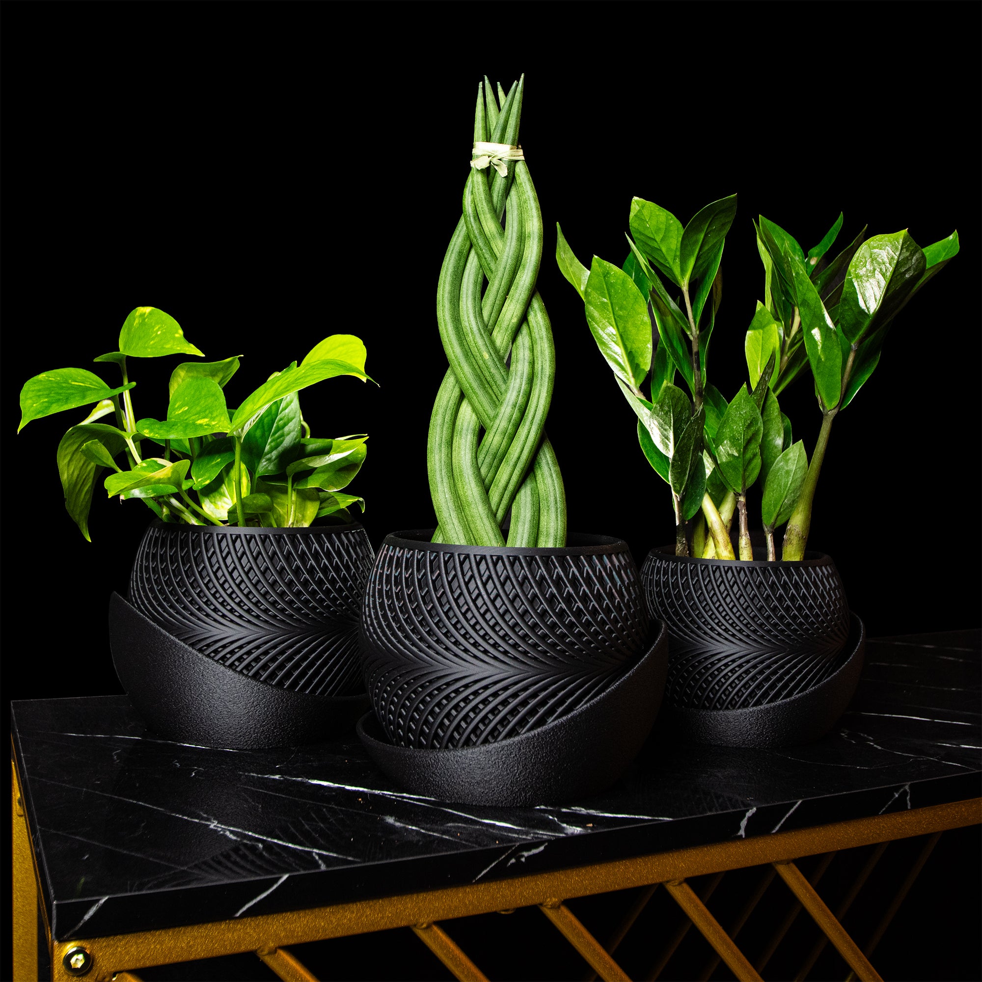 Modern Planter 'Drift' – Decorative Flower Pot for Indoor Plants