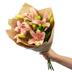 Blumenstrauß 'Lily Grace' - Länge ca. 50-60 cm - Strauß frischer Blumen