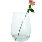 BELLY Glasvase groß - klar -  Höhe 40 cm - Durchmesser 27,5 cm