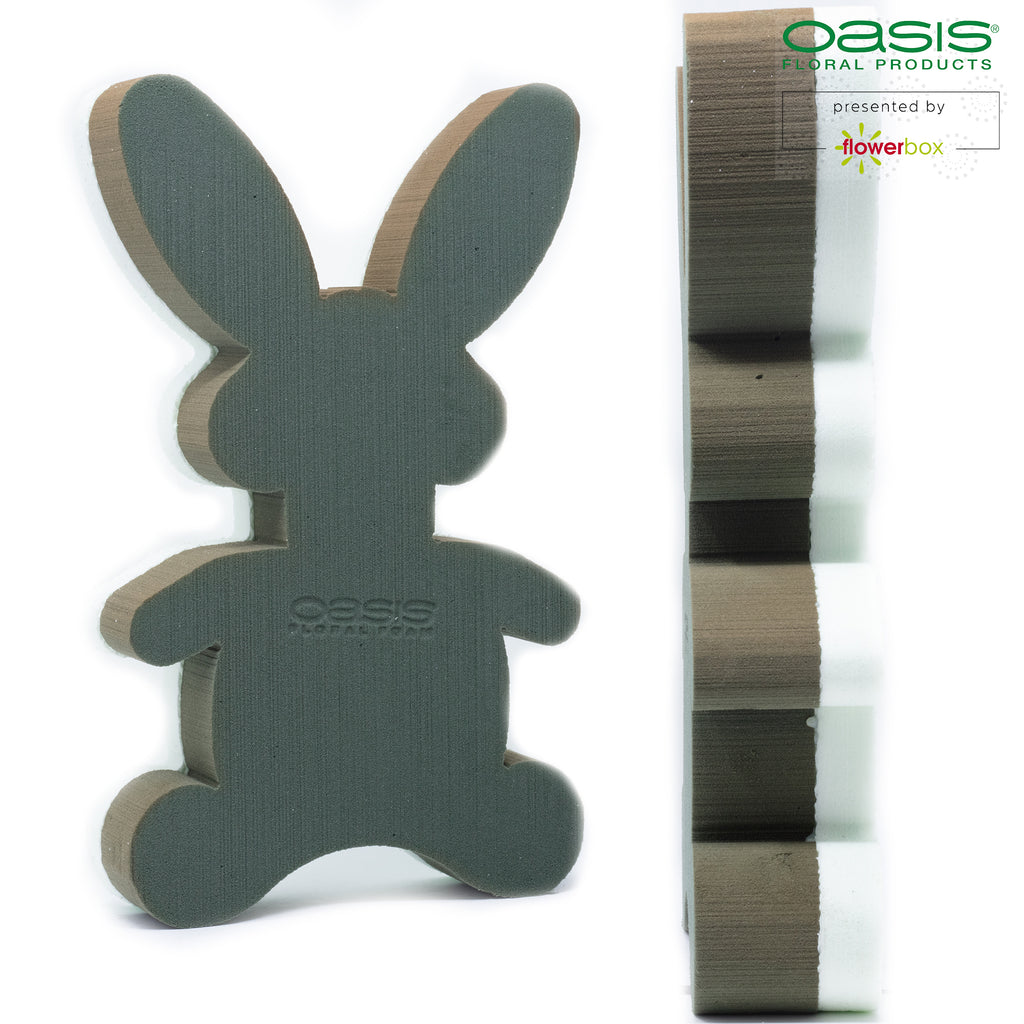OASIS® Hase - 32 x 19 x 6 cm - 2 Stück