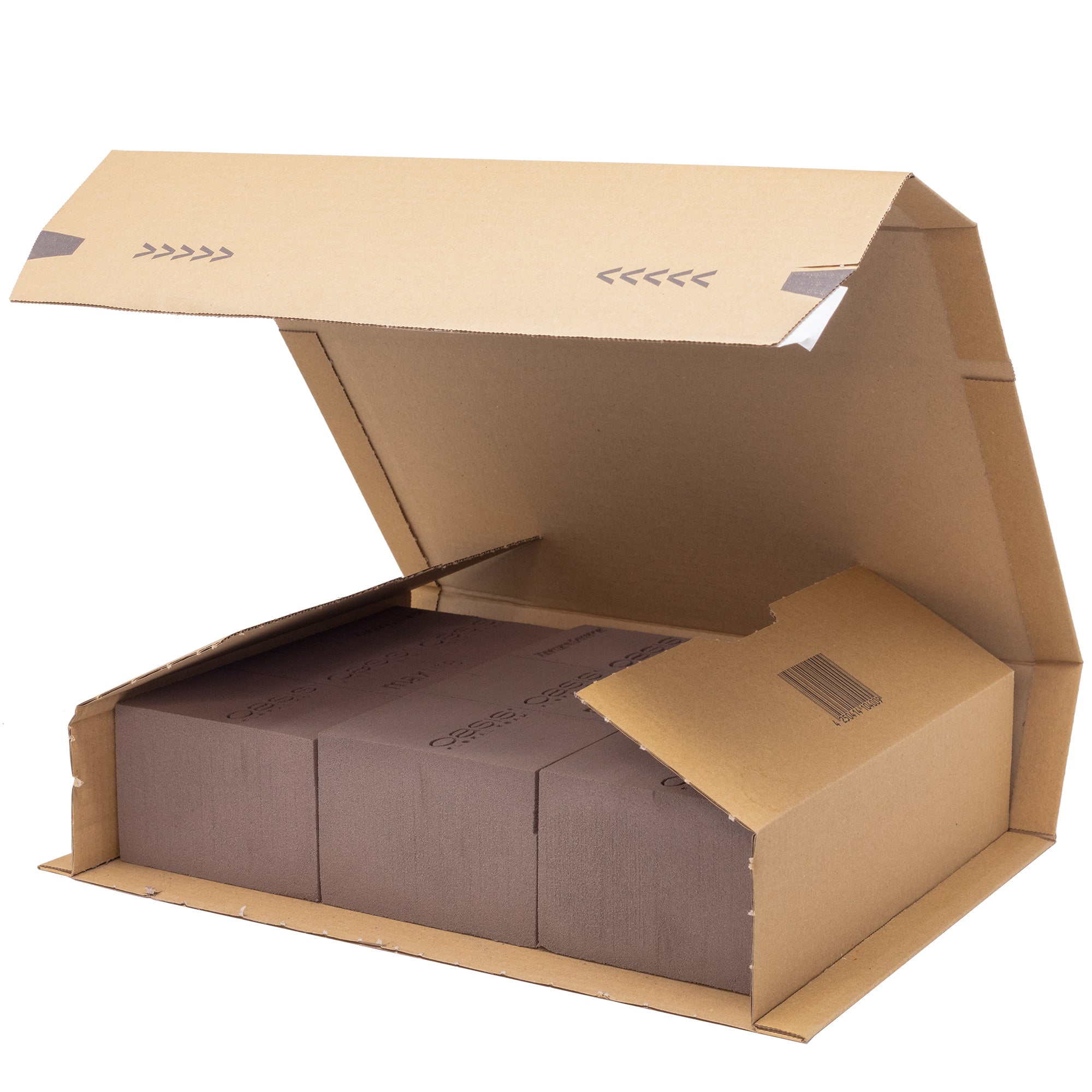 3x Original OASIS® NatureSource™ maxlife Steckschaum für längere Haltbarkeit bei Frischblumen - Steckmasse Blumen - Nasssteckschaum Hochzeit Geburtstag Kirche Ziegelform