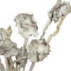 Coco Flower am Stiel - 10 Stück - frost-weiß