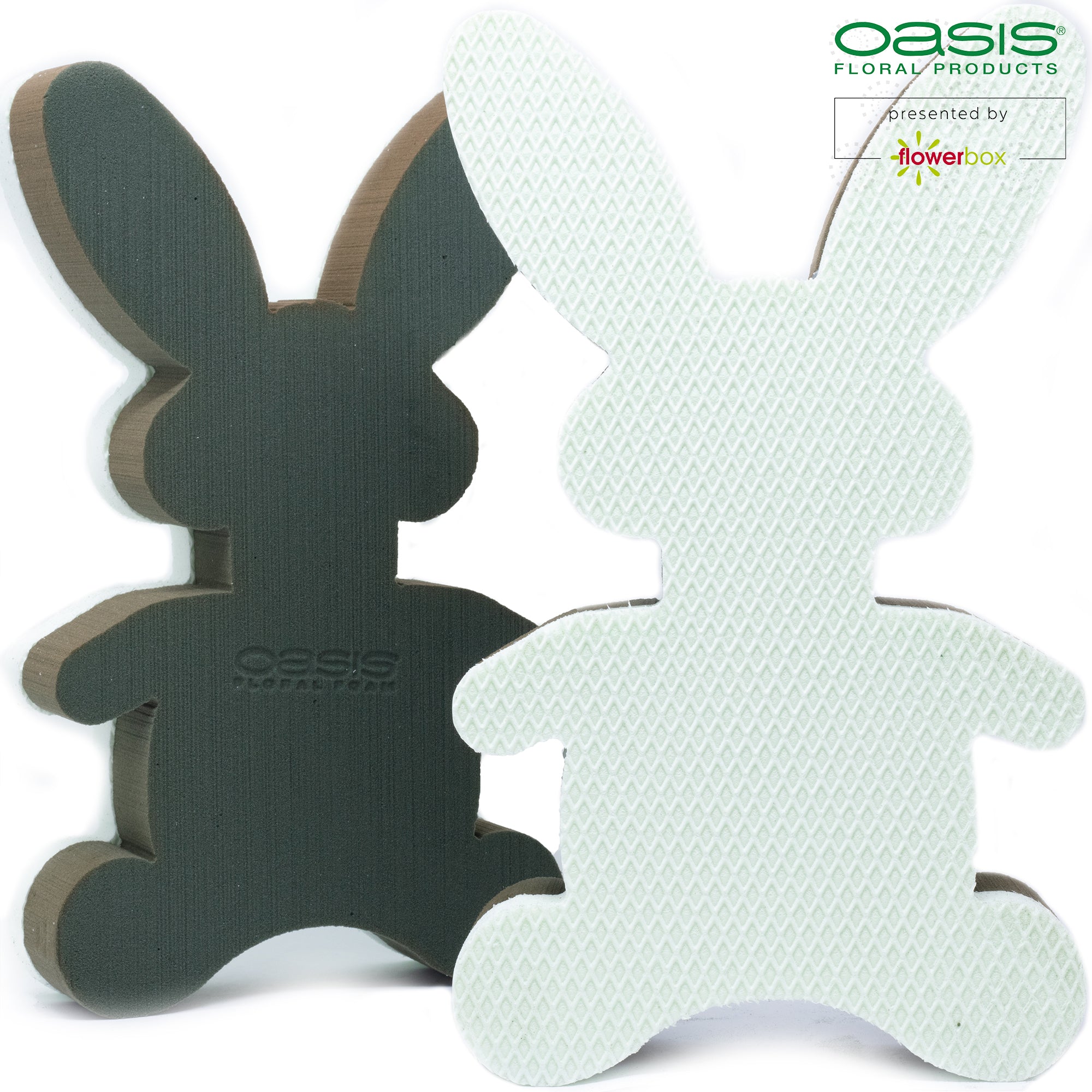 OASIS® Hase - 32 x 19 x 6 cm - 2 Stück