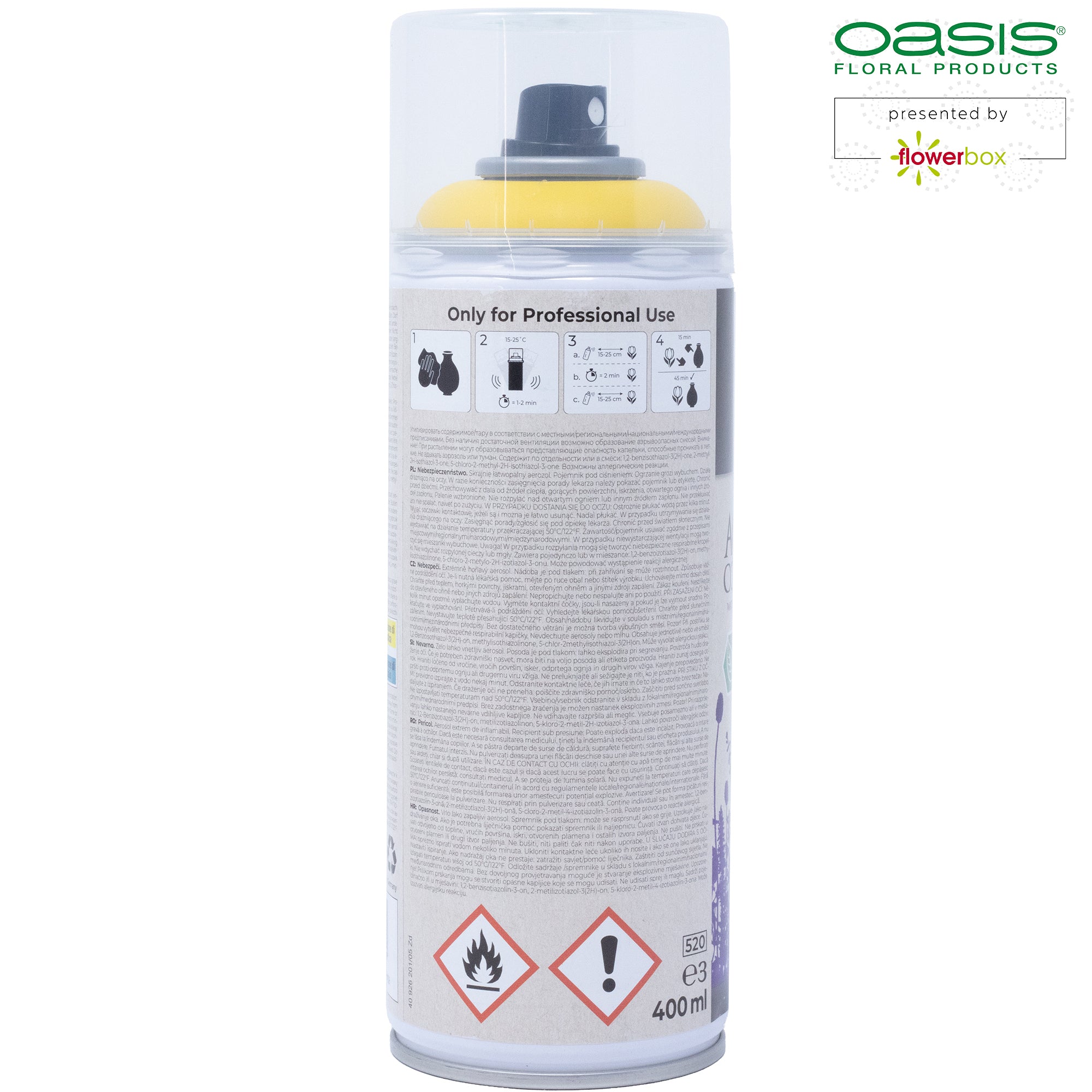 OASIS Aqua Colour Spray - gelb - 400 ml