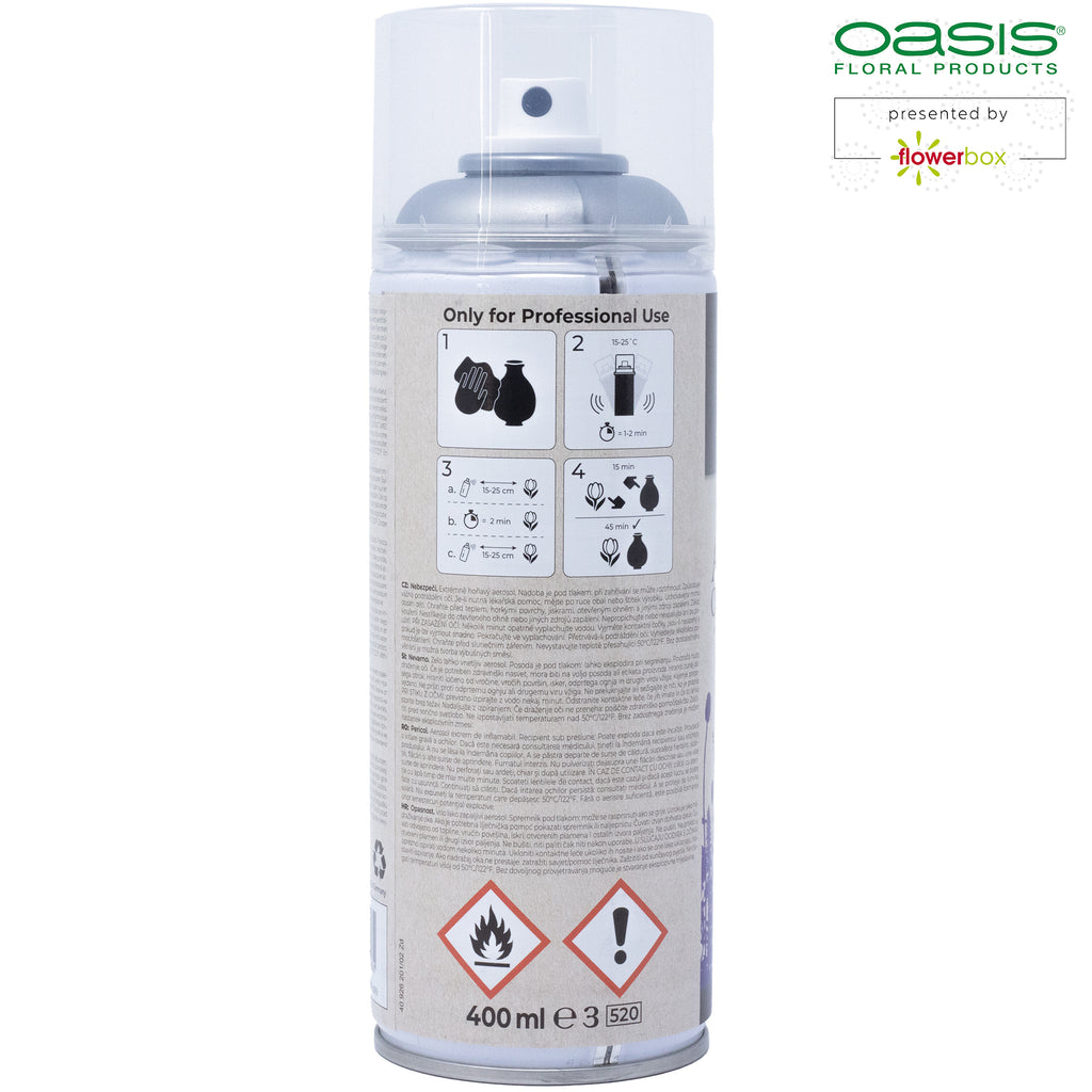 OASIS® Aqua Colour Spray Metallic - 400 ml - silver