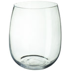 BELLY Glasvase klein - klar - Höhe 26 cm - Durchmesser 22 cm