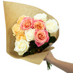 Blumenstrauß  'Pastel Poetry'  - Stiellänge ca. 50 cm