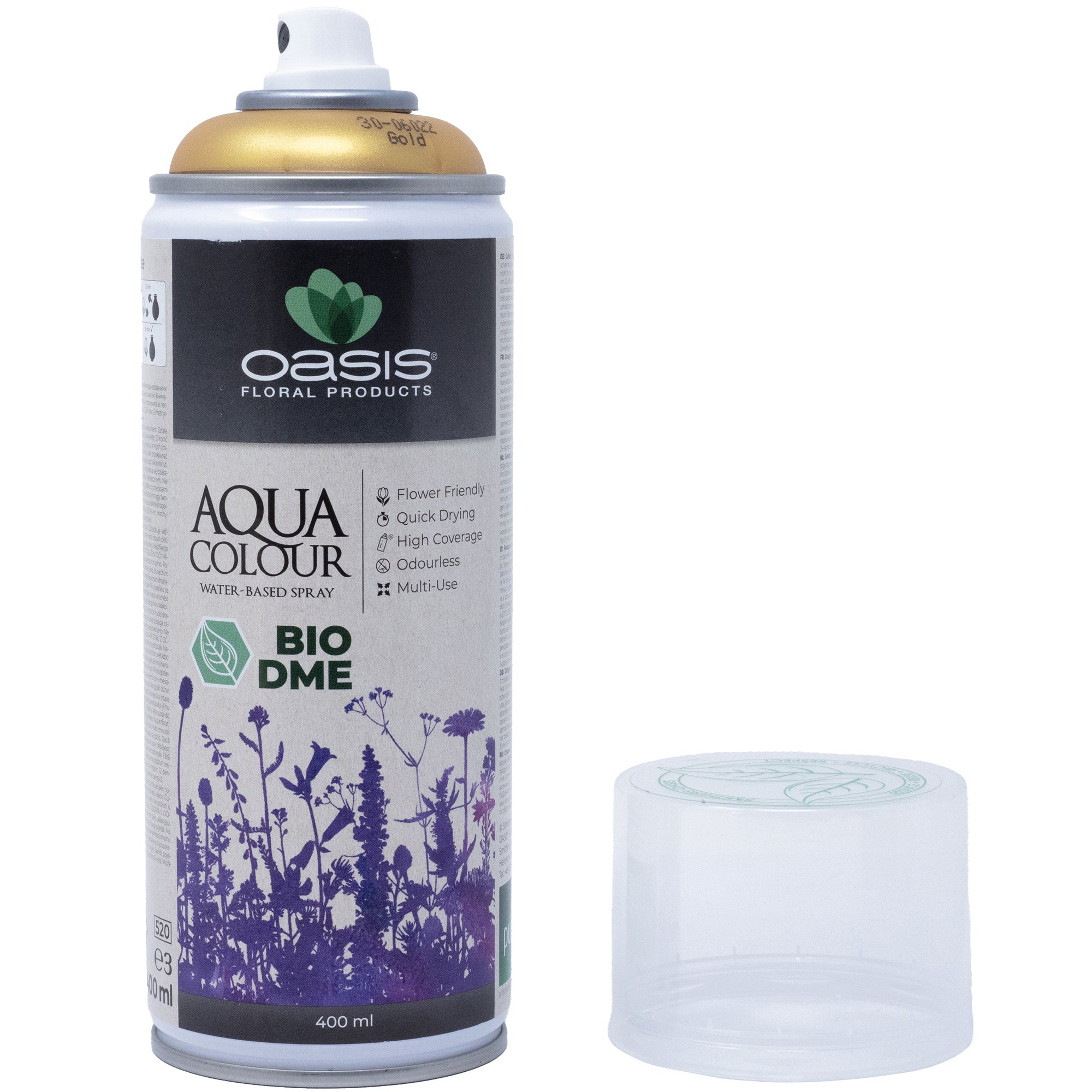 OASIS® Aqua Colour Spray Metallic - 400 ml - gold