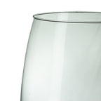 BELLY Glasvase mittel - klar -  Höhe 33 cm - Durchmesser 25 cm