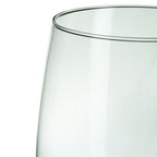 BELLY Glasvase groß - klar -  Höhe 40 cm - Durchmesser 27,5 cm