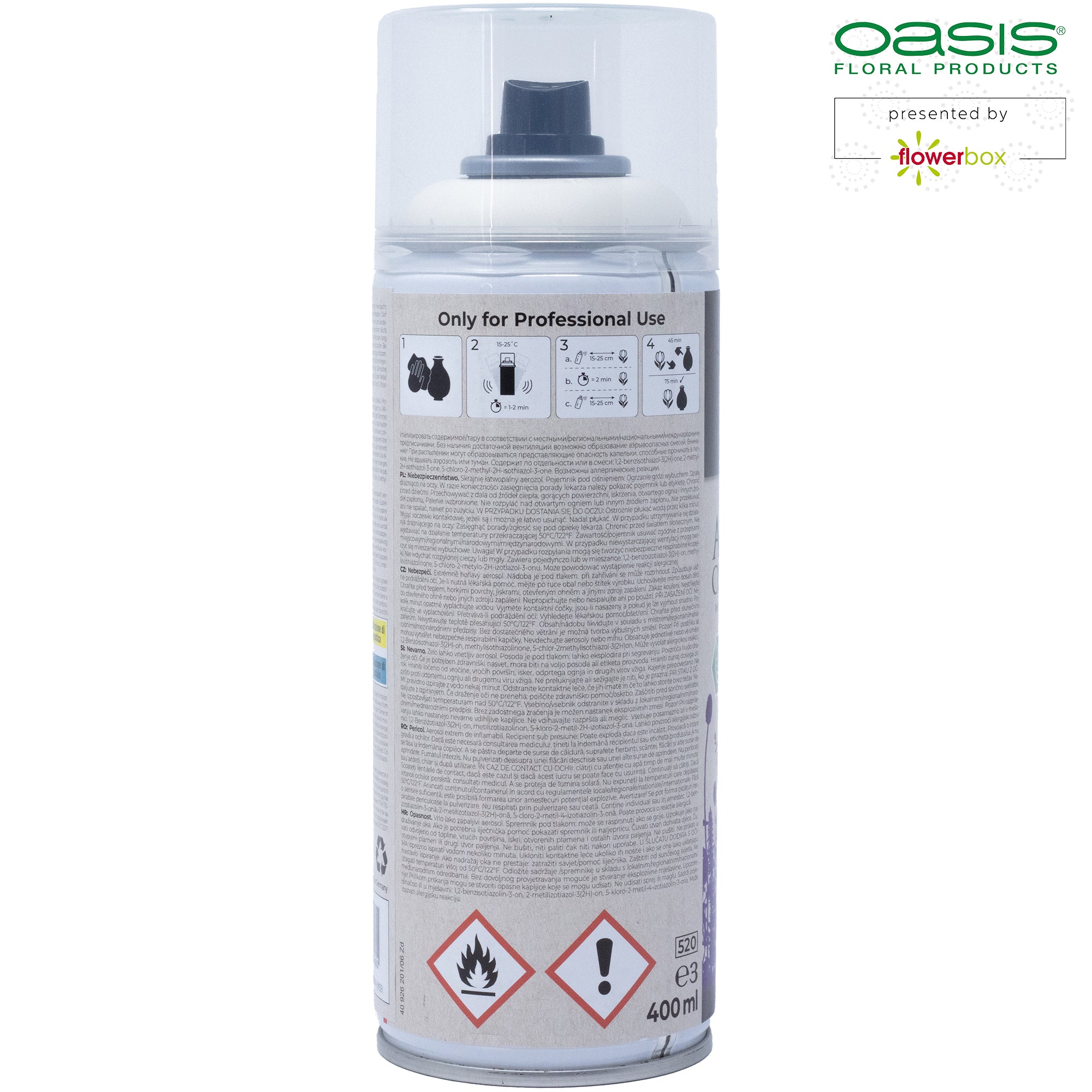 OASIS Aqua Colour Spray - cremeweiß - 400 ml