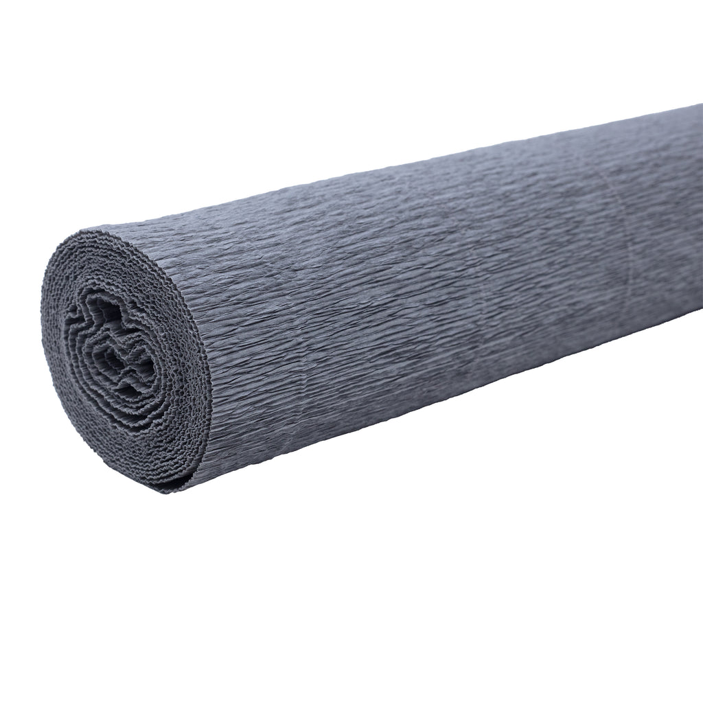 Premium Gärtnerkrepp - Floristenkrepp - 50 x 250 cm - grau - wasserfest, lichtecht