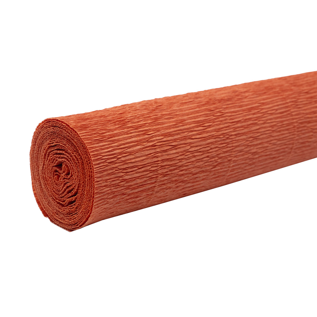 Premium Gärtnerkrepp - Floristenkrepp - 50 x 250 cm - terrakotta - wasserfest, lichtecht