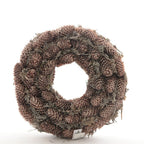 Naturkranz aus Rottanne/Baummoos - Durchmesser 45 cm - whitewashed