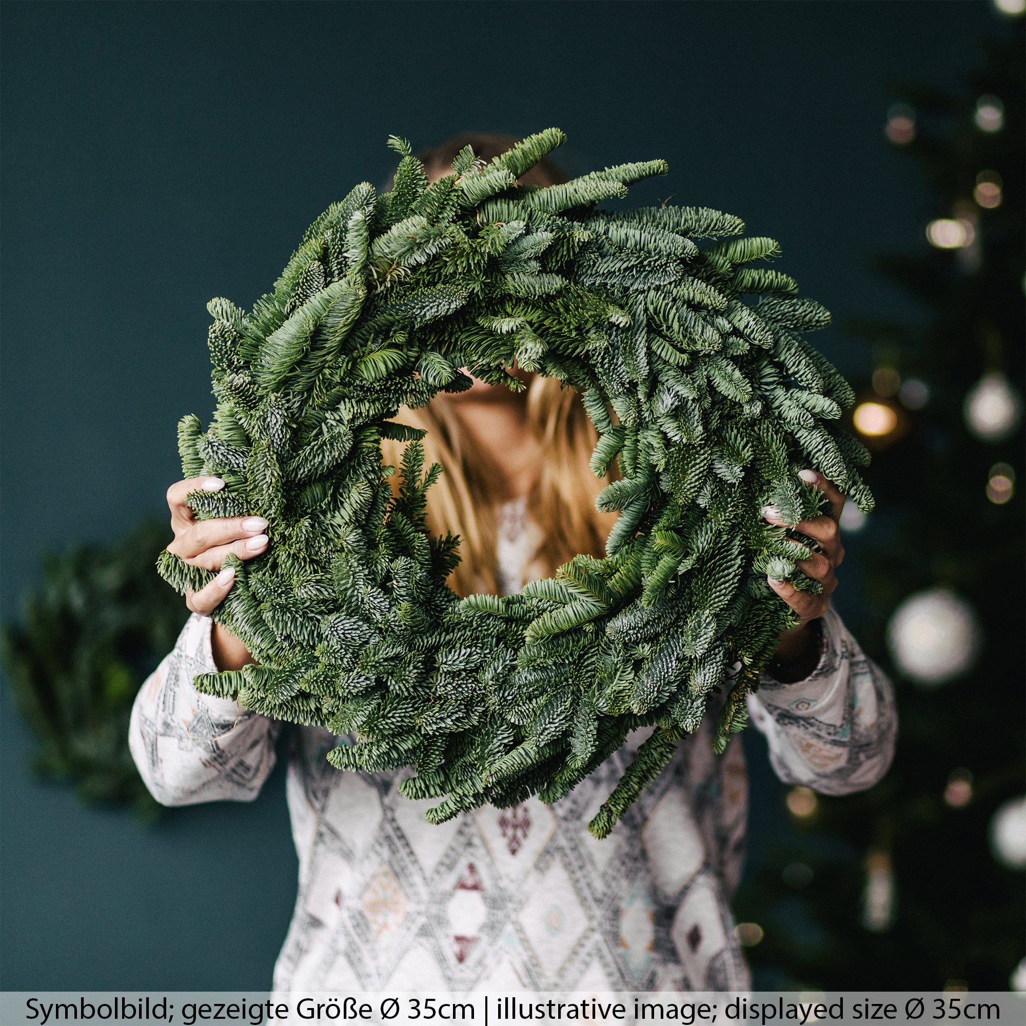 Adventskranz-DIY-Set - Inhalt: 1x Strohkranz 30 cm, 4x Kerzenhalter silber 8 cm, 1x Wickeldraht grün 100g
